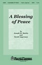 Blessing of Peace, A SATB choral sheet music cover